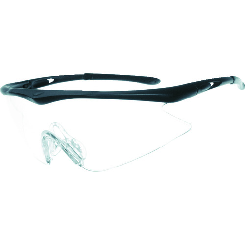 【TRUSCO】ＴＲＵＳＣＯ　一眼型安全メガネ　フレームブラック　レンズクリア